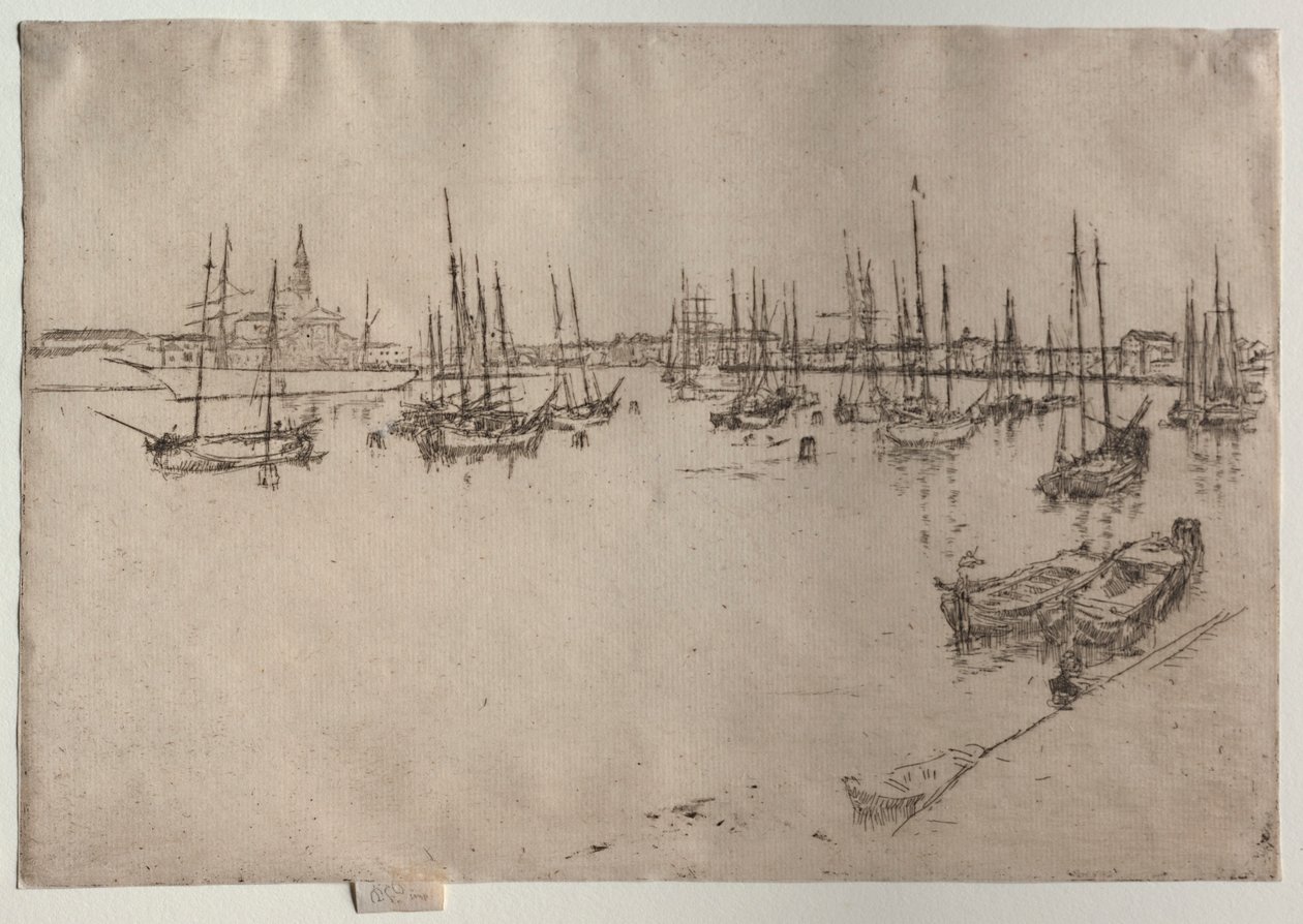 San Giorgio, Veneza, 1886. de James Abbott McNeill Whistler