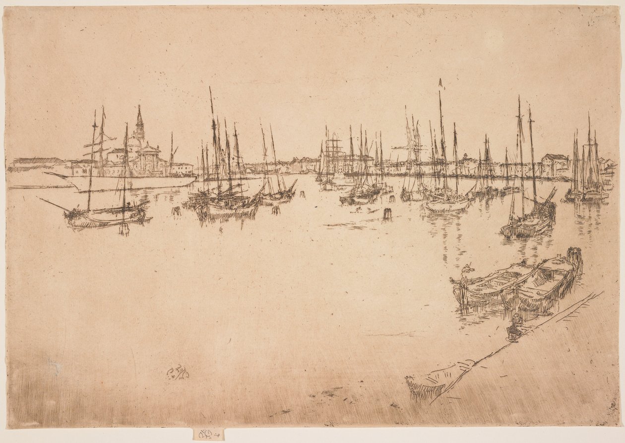 San Giorgio da Segunda Série de Veneza de James Abbott McNeill Whistler