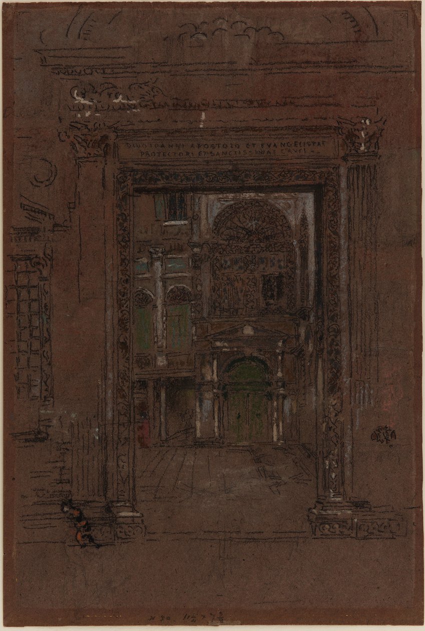 San Giovanni Apostolo et Evangelistae, 1879-1880. de James Abbott McNeill Whistler