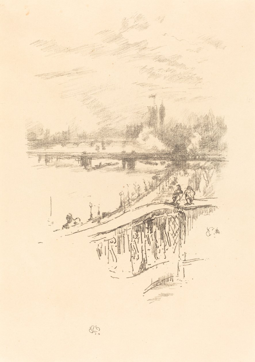 Pombos da Saboia, 1896. de James Abbott McNeill Whistler