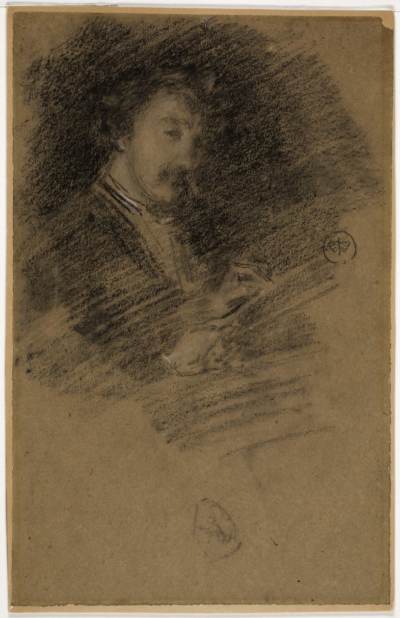 Auto-retrato, 1871-73 de James Abbott McNeill Whistler