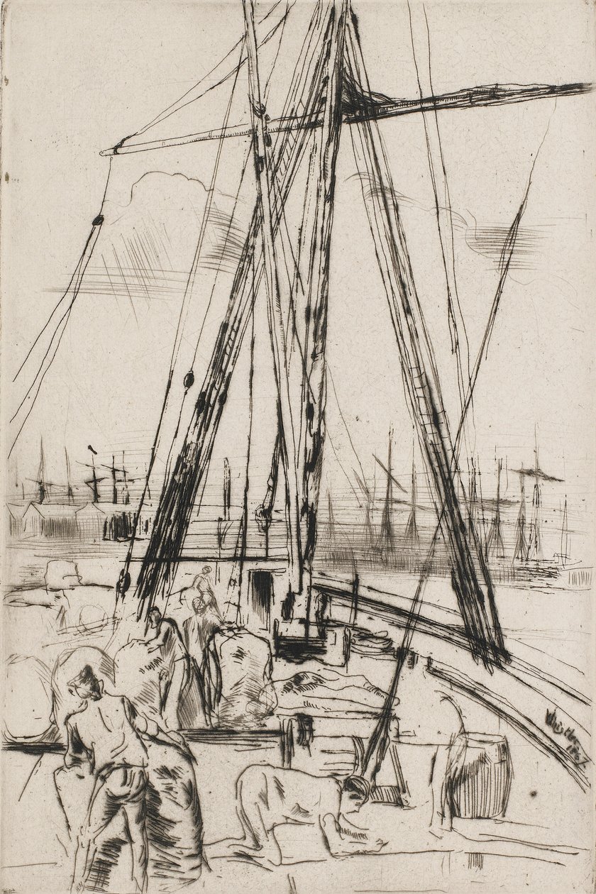Expedição em Liverpool, 1867. de James Abbott McNeill Whistler