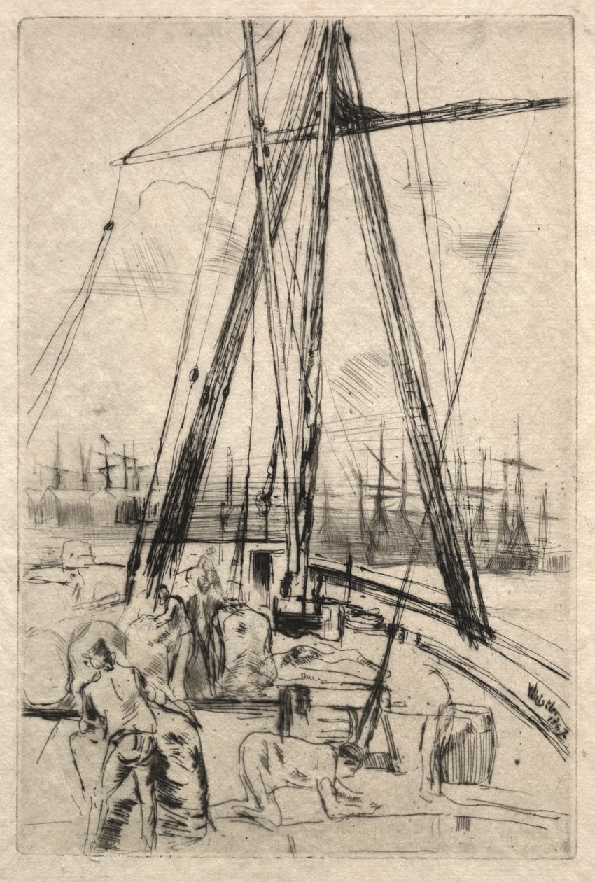 Envio em Liverpool, 1867. de James Abbott McNeill Whistler