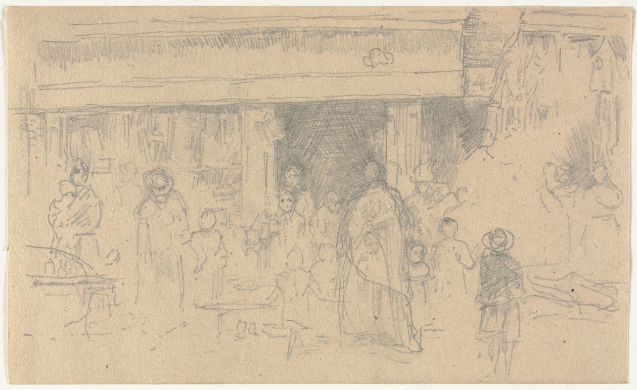 Lojas na Chester. de James Abbott McNeill Whistler