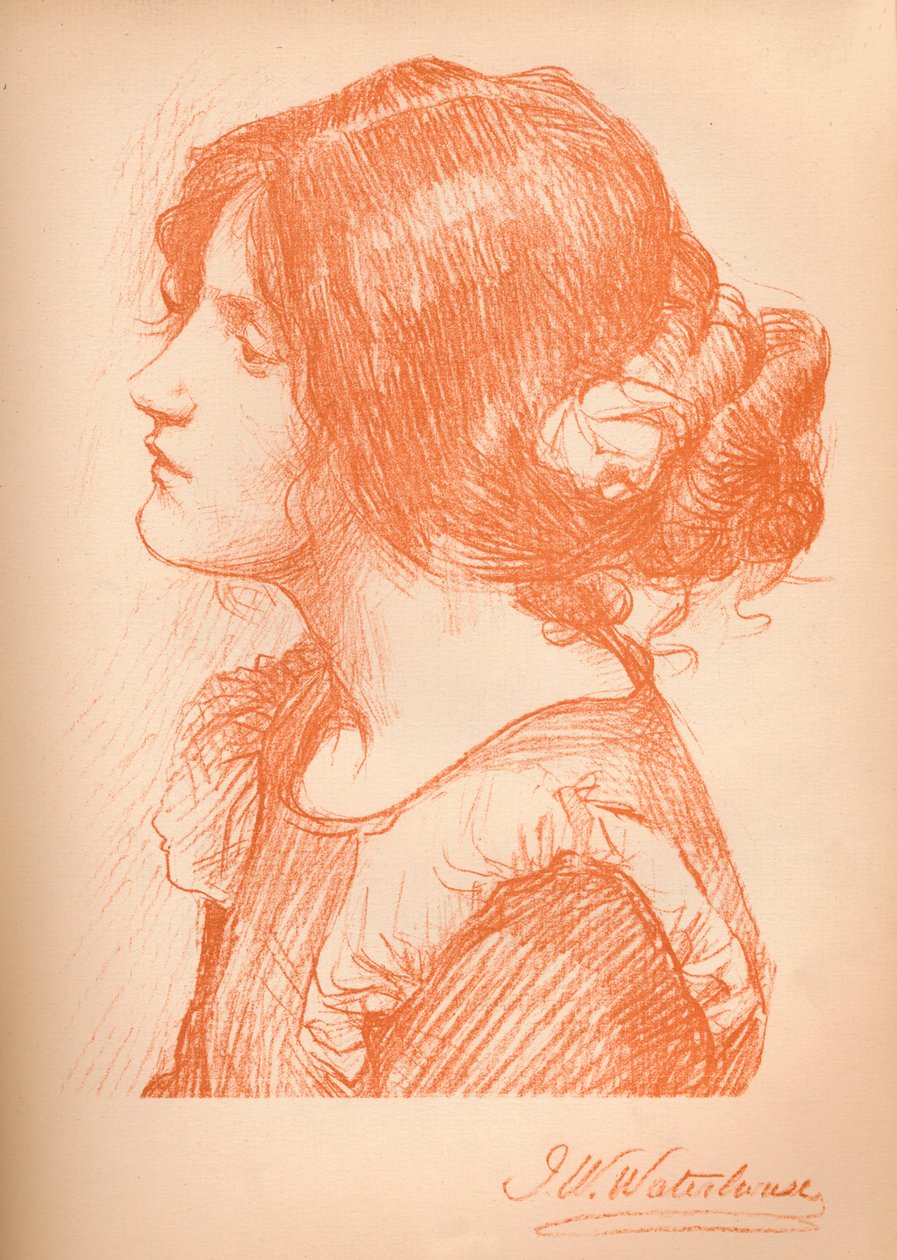 Esboço de uma mulher c1885, 1896 de James Abbott McNeill Whistler