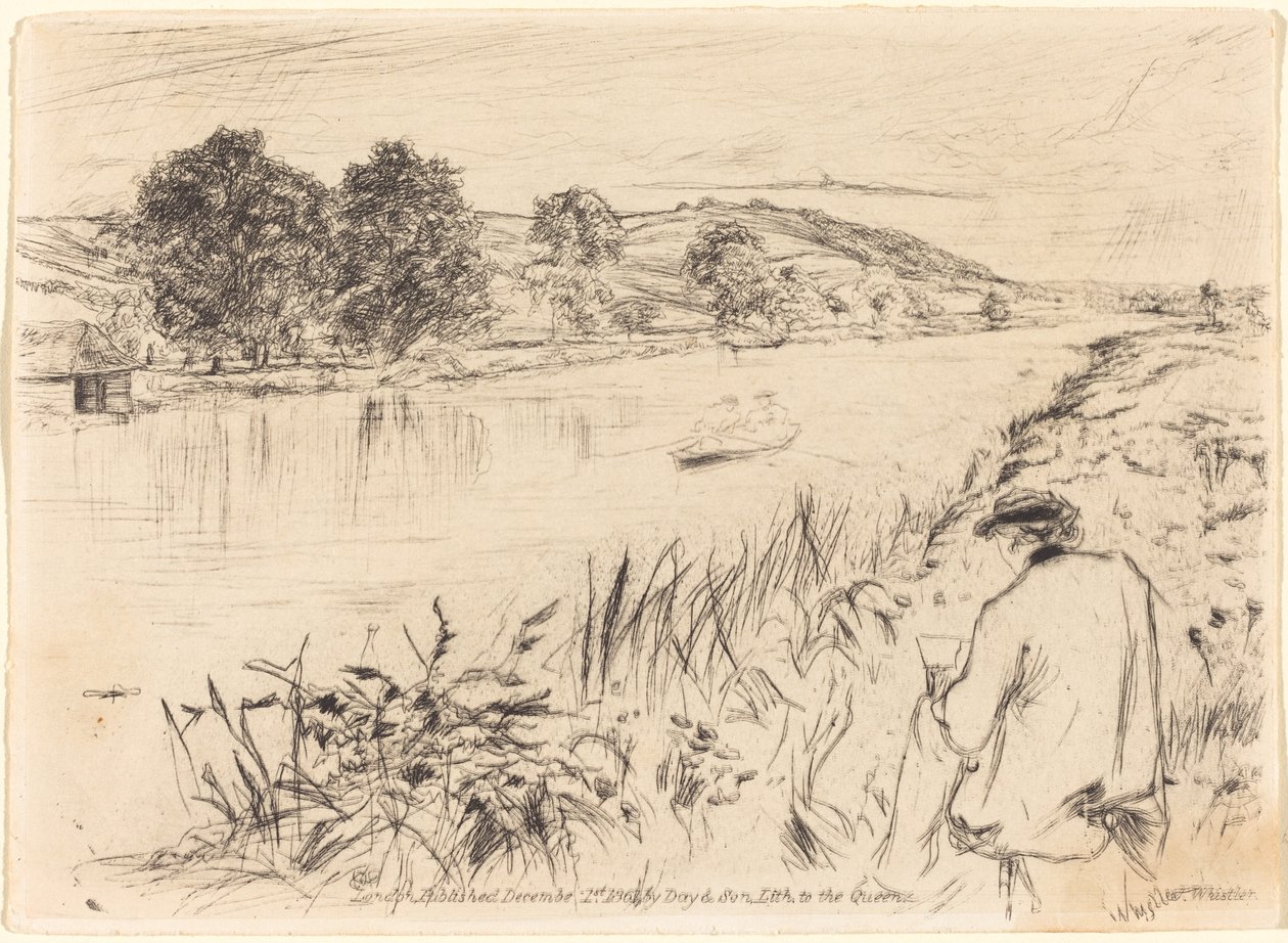 Esboço, nº 1, 1861. de James Abbott McNeill Whistler