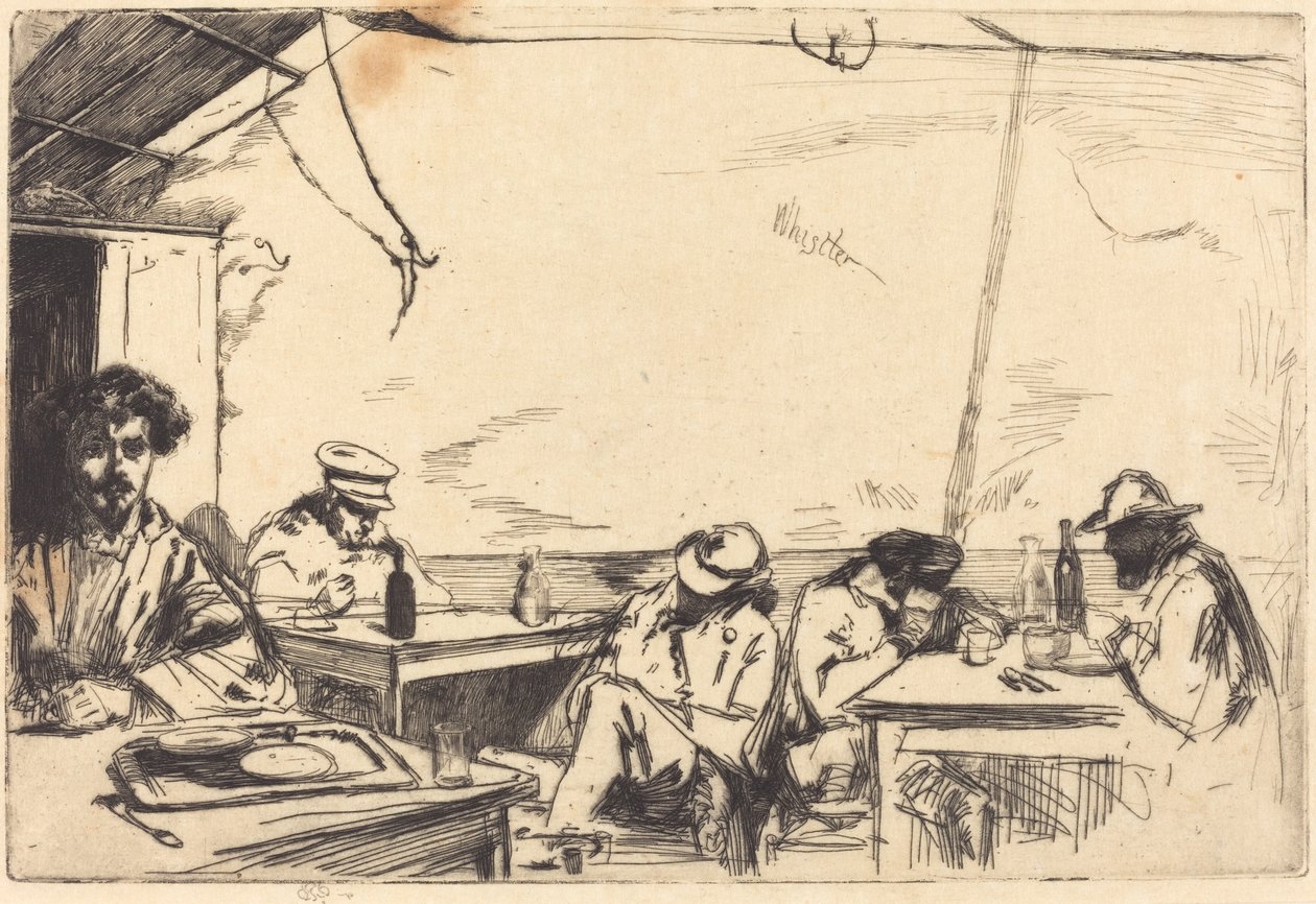 Sopa de três centavos, 1859. de James Abbott McNeill Whistler