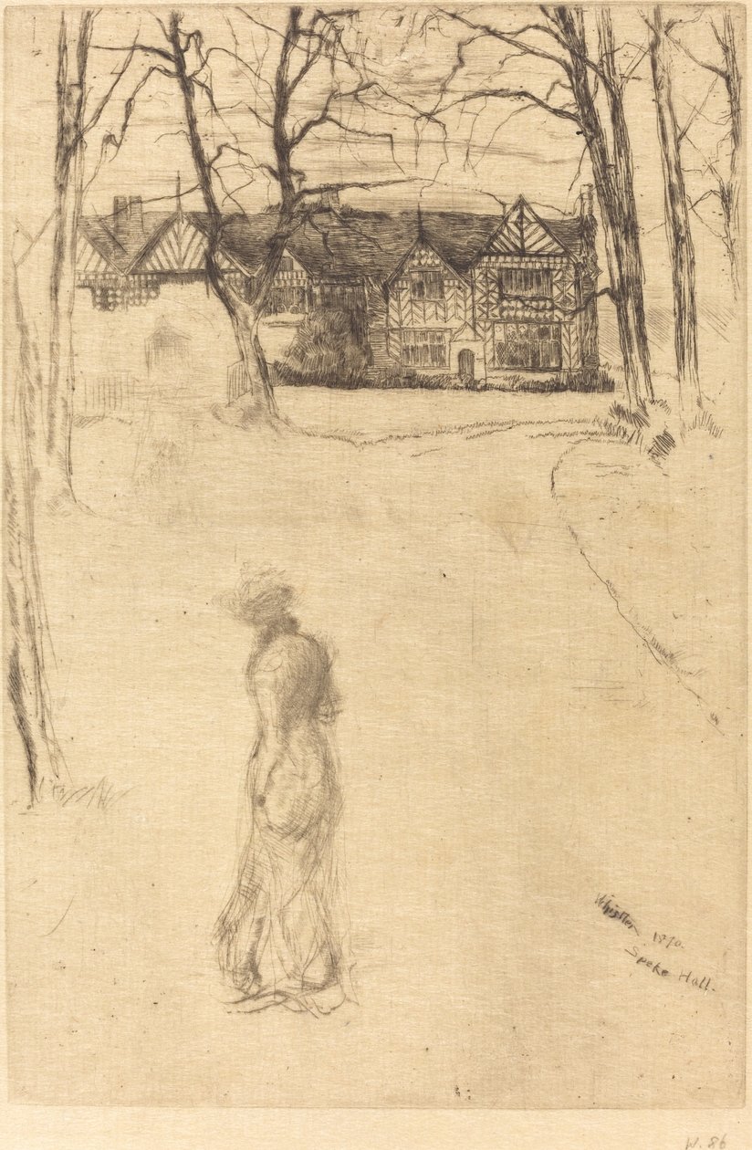 Speke Hall, No.1, 1870. de James Abbott McNeill Whistler