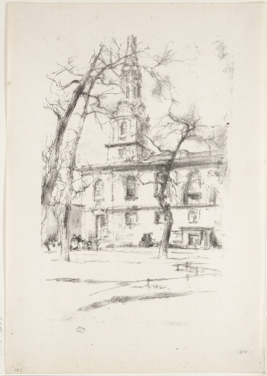 St. Giles-in-the-Fields, 1896 de James Abbott McNeill Whistler