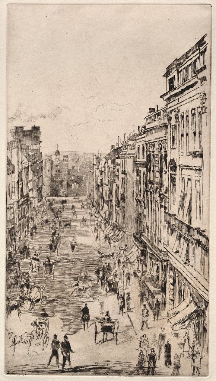 Rua St. James. de James Abbott McNeill Whistler