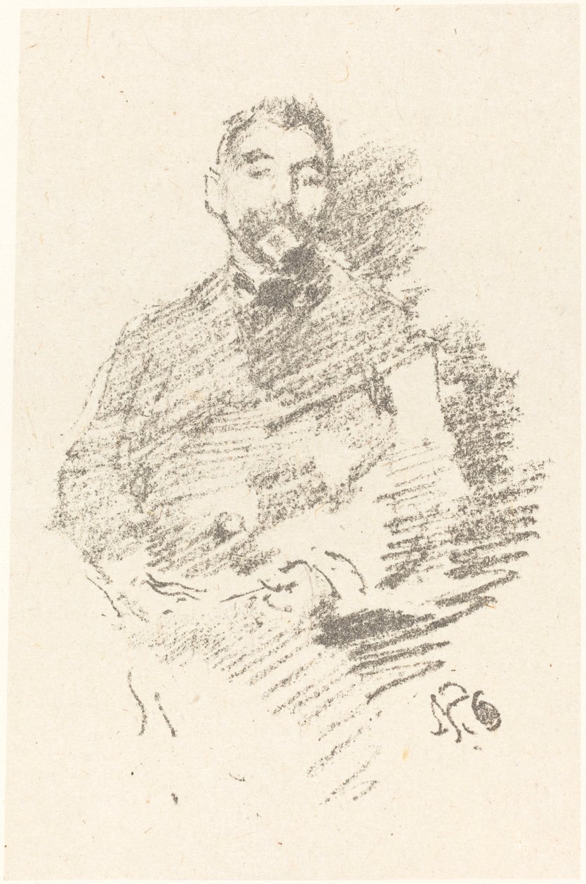 Stéphane Mallarmé, 1892. de James Abbott McNeill Whistler