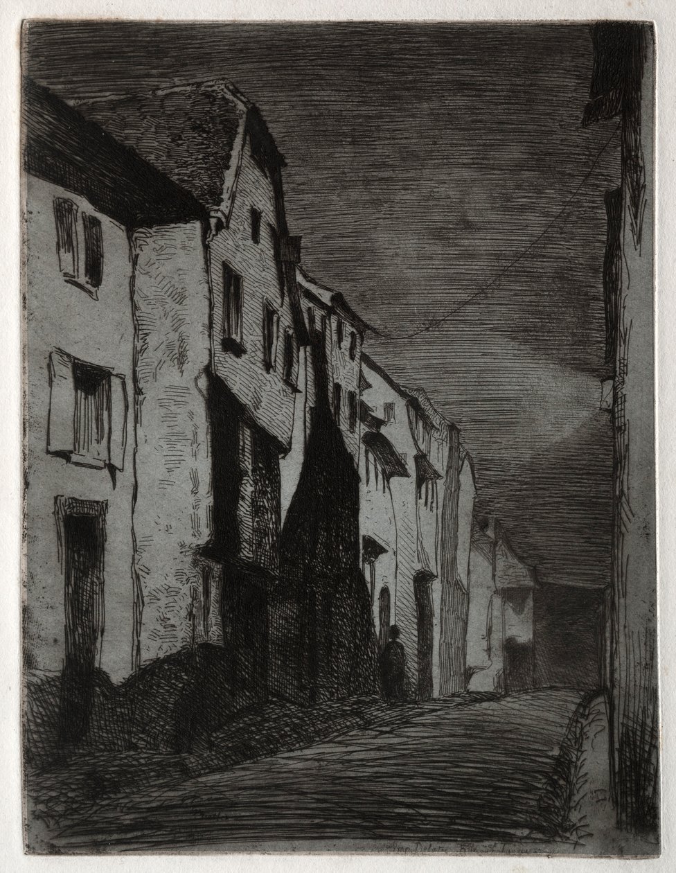 Rua em Saverne. de James Abbott McNeill Whistler