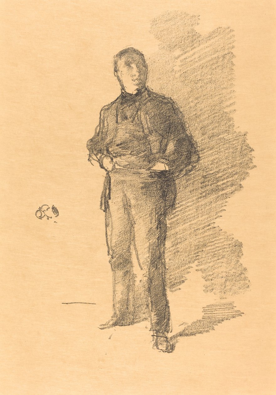 Estudo nº 1: Mr. Thomas Way, 1896. de James Abbott McNeill Whistler