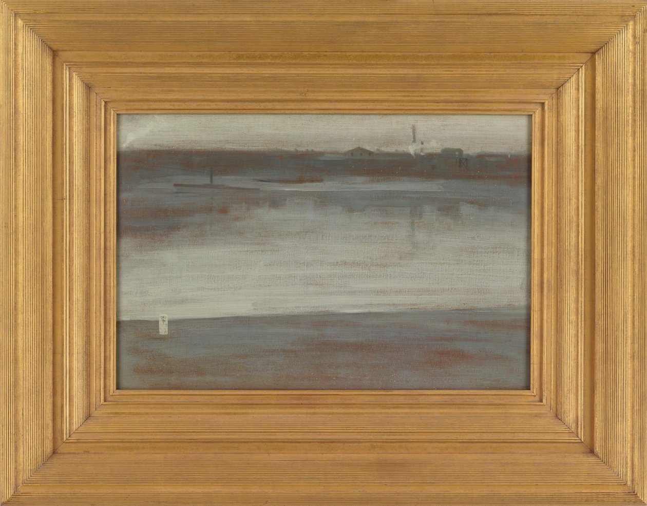 Symphony in Grey: Early Morning, Tamisa, 1871. de James Abbott McNeill Whistler