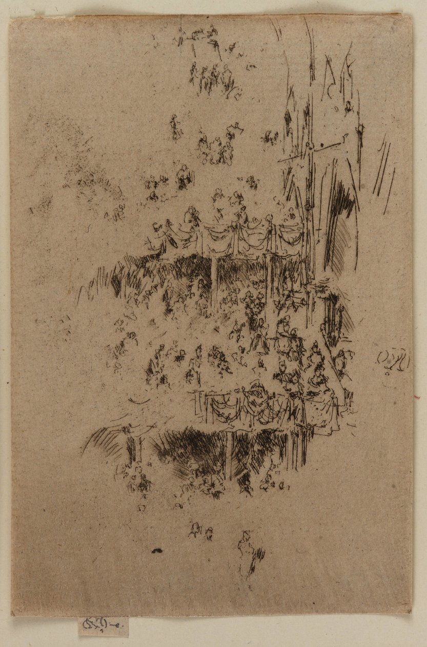 O Jubileu da Abadia, 1887. de James Abbott McNeill Whistler