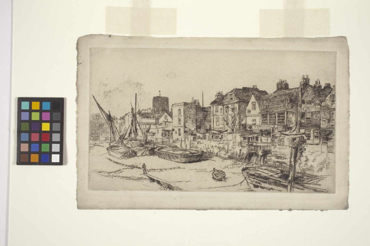 O "Adão e Eva", Old Chelsea (gravura) de James Abbott McNeill Whistler