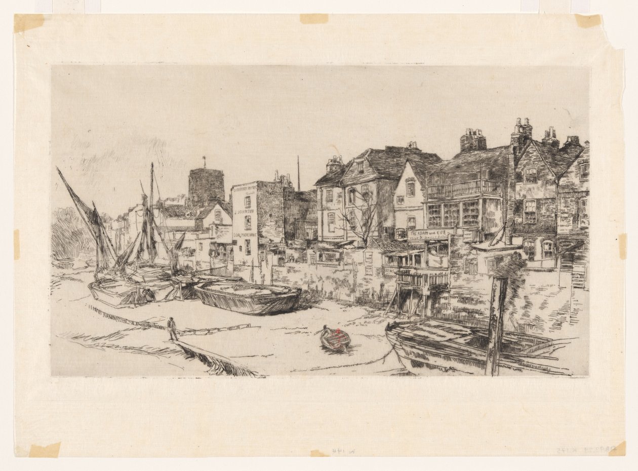 O "Adão e Eva", Old Chelsea de James Abbott McNeill Whistler