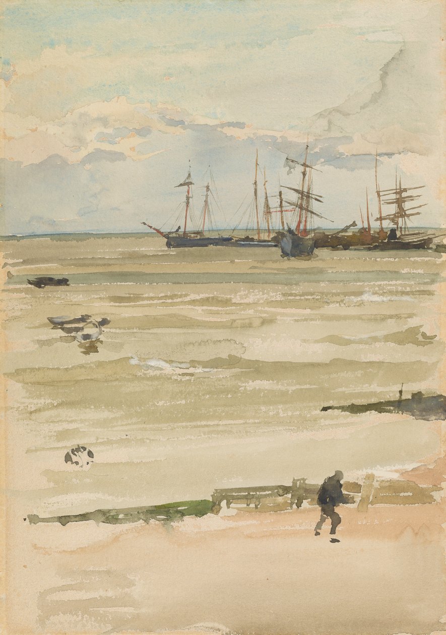 The Anchorage, 1882-1884. de James Abbott McNeill Whistler