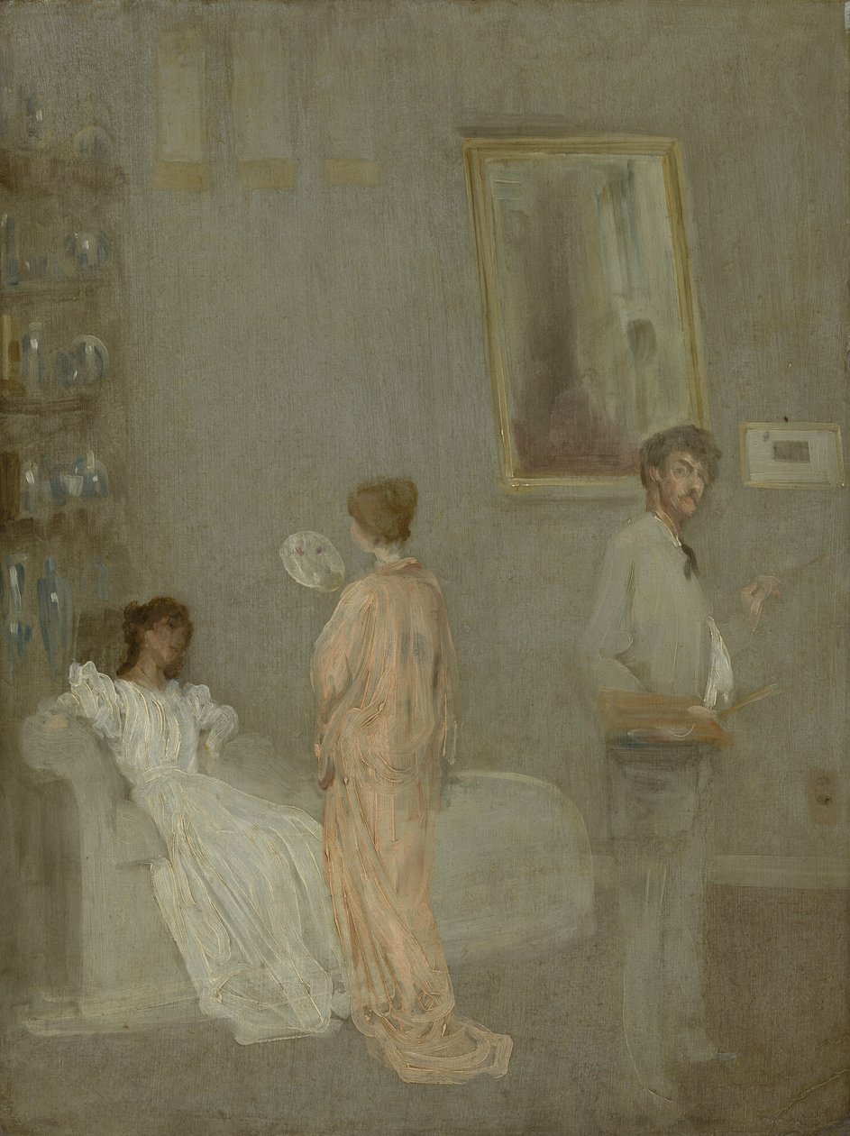 O artista em seu estúdio, 1865-66 de James Abbott McNeill Whistler