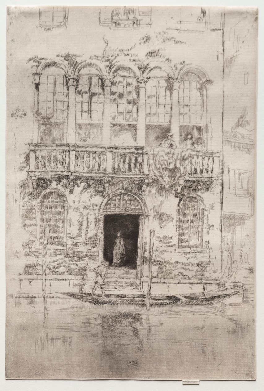 A varanda. de James Abbott McNeill Whistler