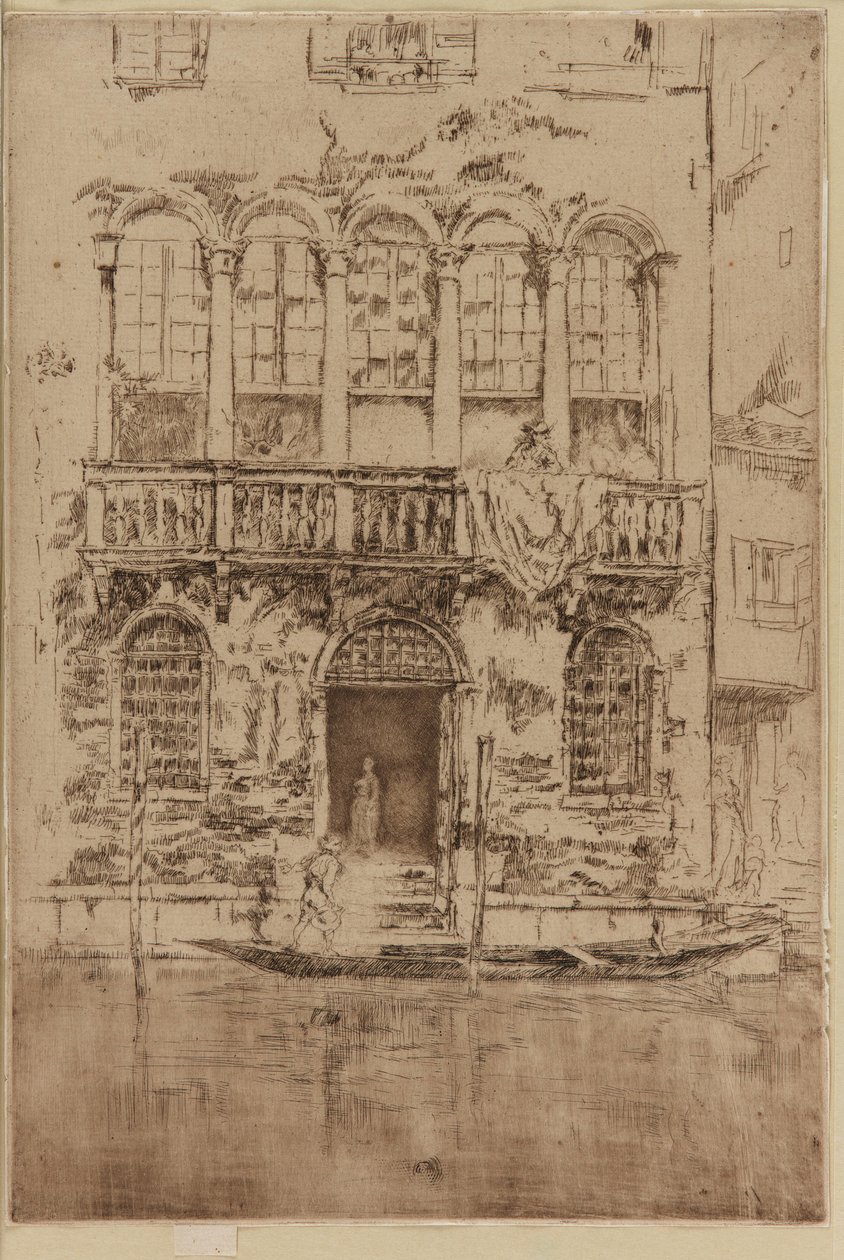 O Balcão, 1879-1880. de James Abbott McNeill Whistler