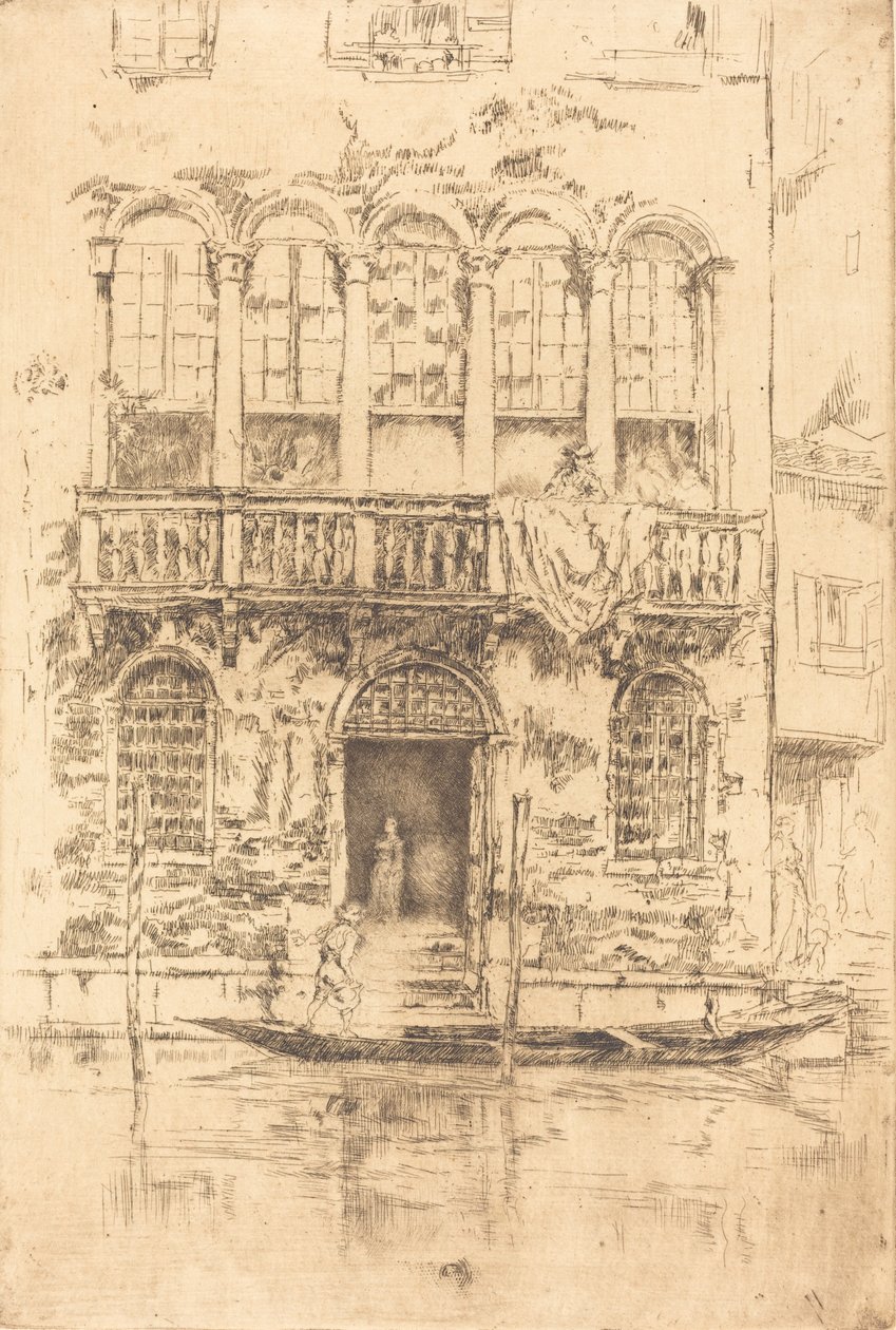 A Varanda, 18791880. de James Abbott McNeill Whistler
