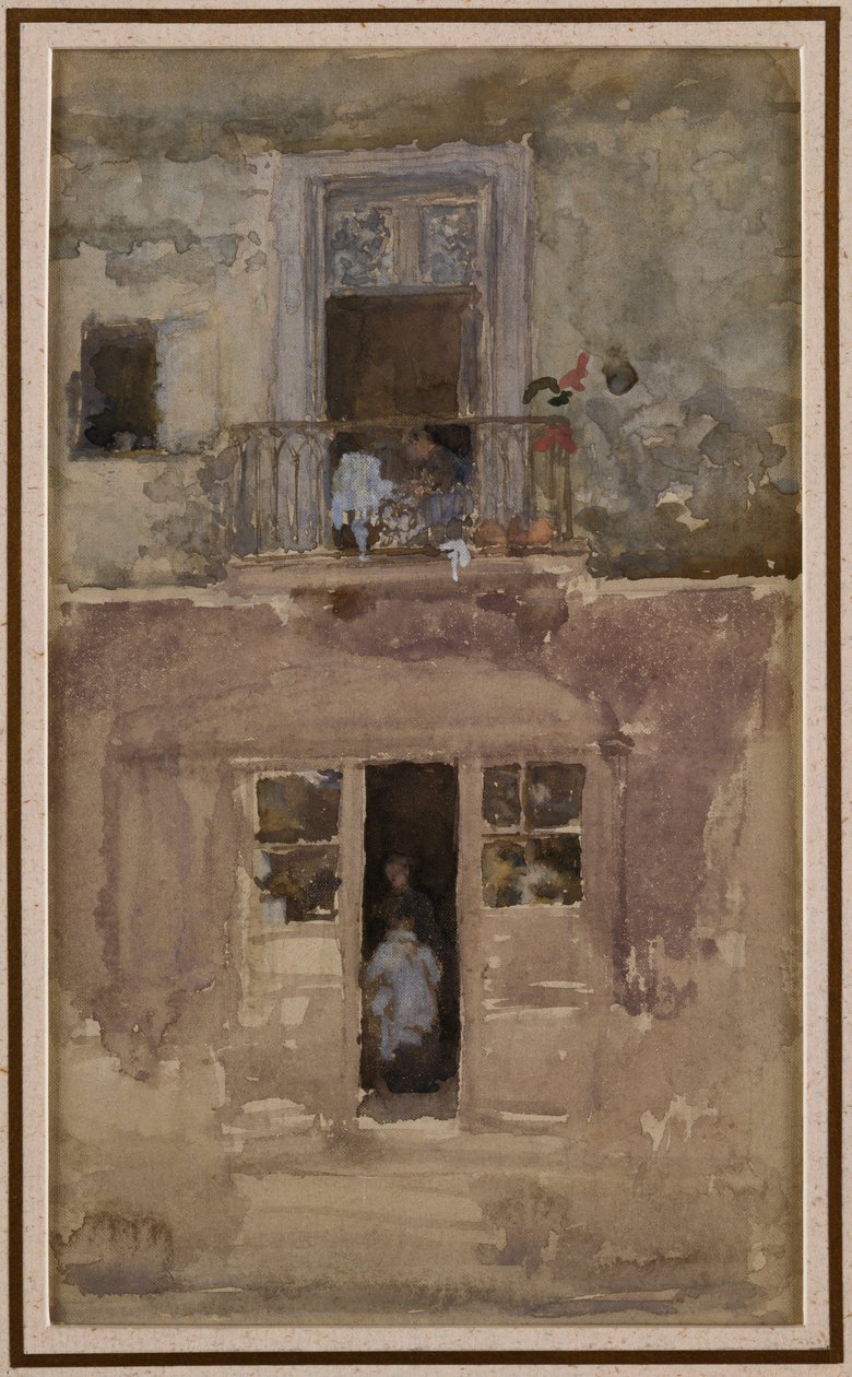 A varanda, c.1888 de James Abbott McNeill Whistler