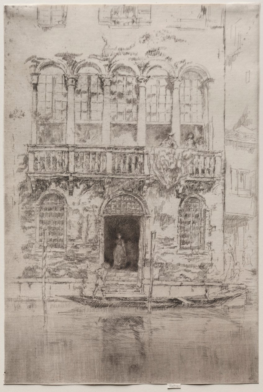 A varanda, c. 1880 de James Abbott McNeill Whistler