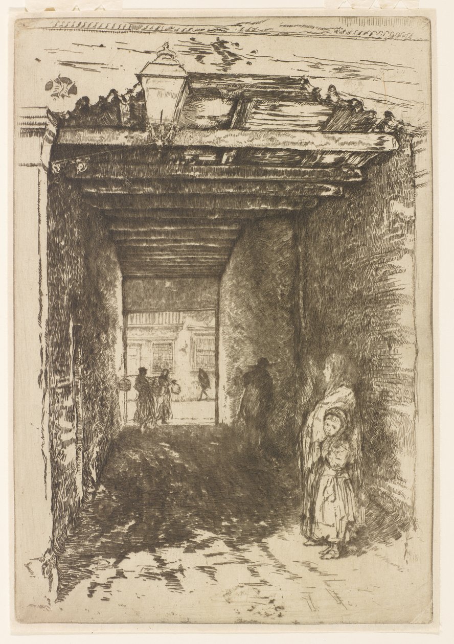 Os mendigos de James Abbott McNeill Whistler