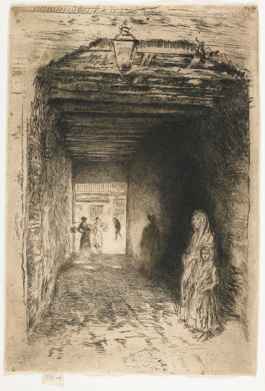 Os Mendigos de James Abbott McNeill Whistler