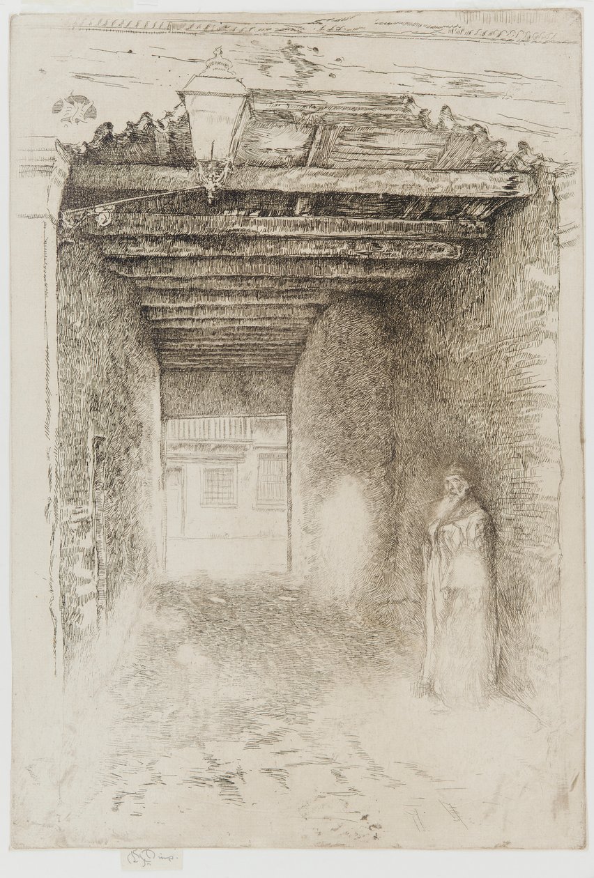 Os mendigos, 1879-1880. de James Abbott McNeill Whistler