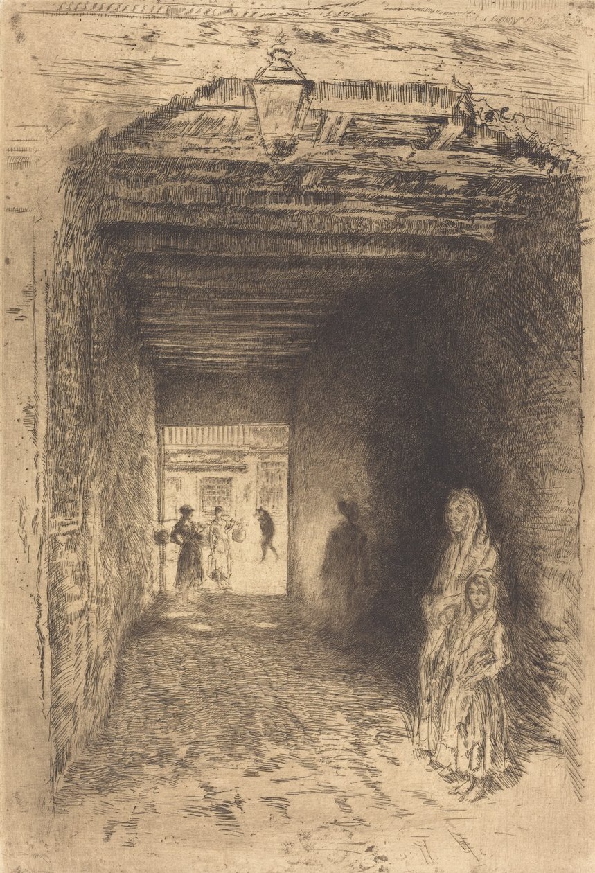 Os Mendigos, 18791880. de James Abbott McNeill Whistler