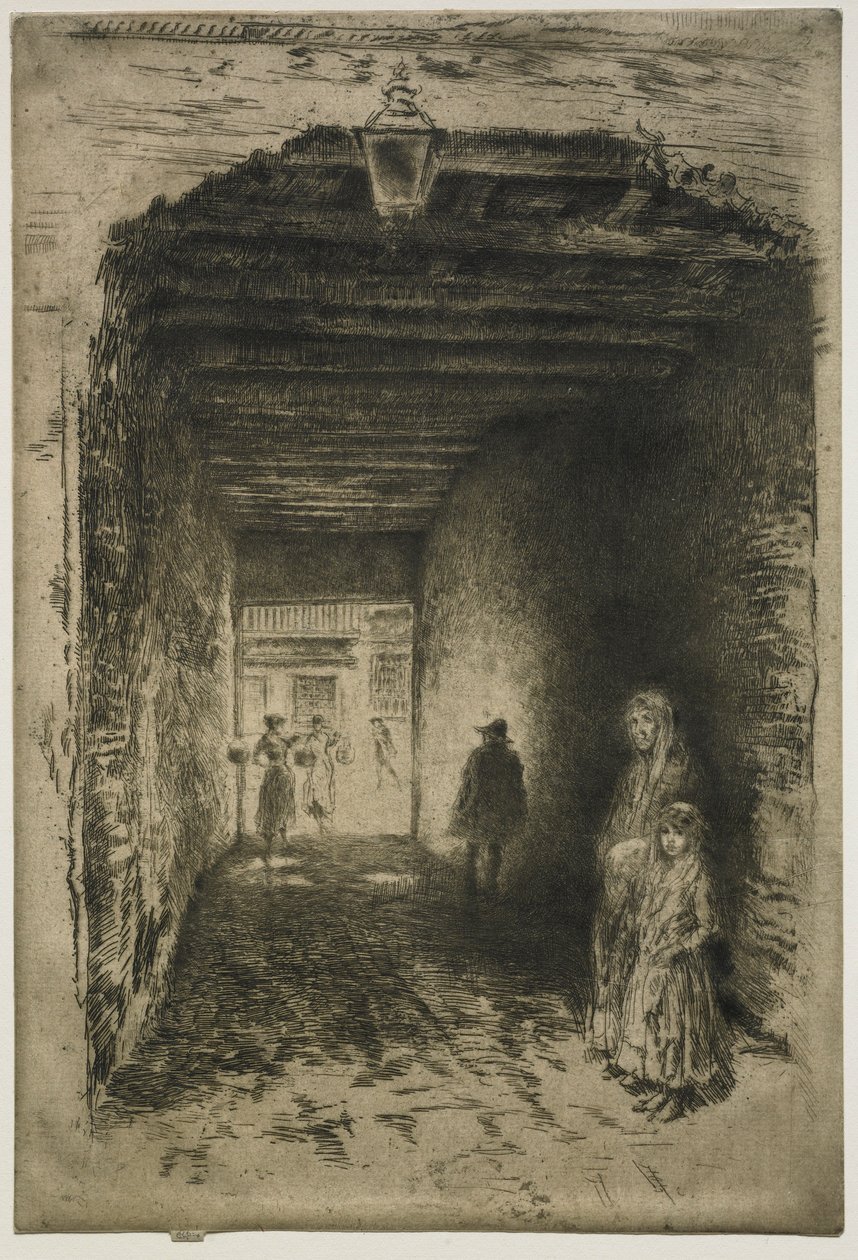 Os Mendigos, 1880. de James Abbott McNeill Whistler