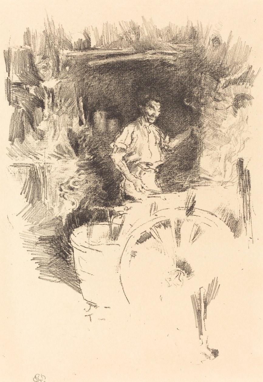 O Ferreiro, 18951896. de James Abbott McNeill Whistler