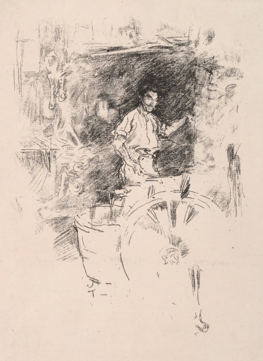 O Ferreiro, 1895. de James Abbott McNeill Whistler
