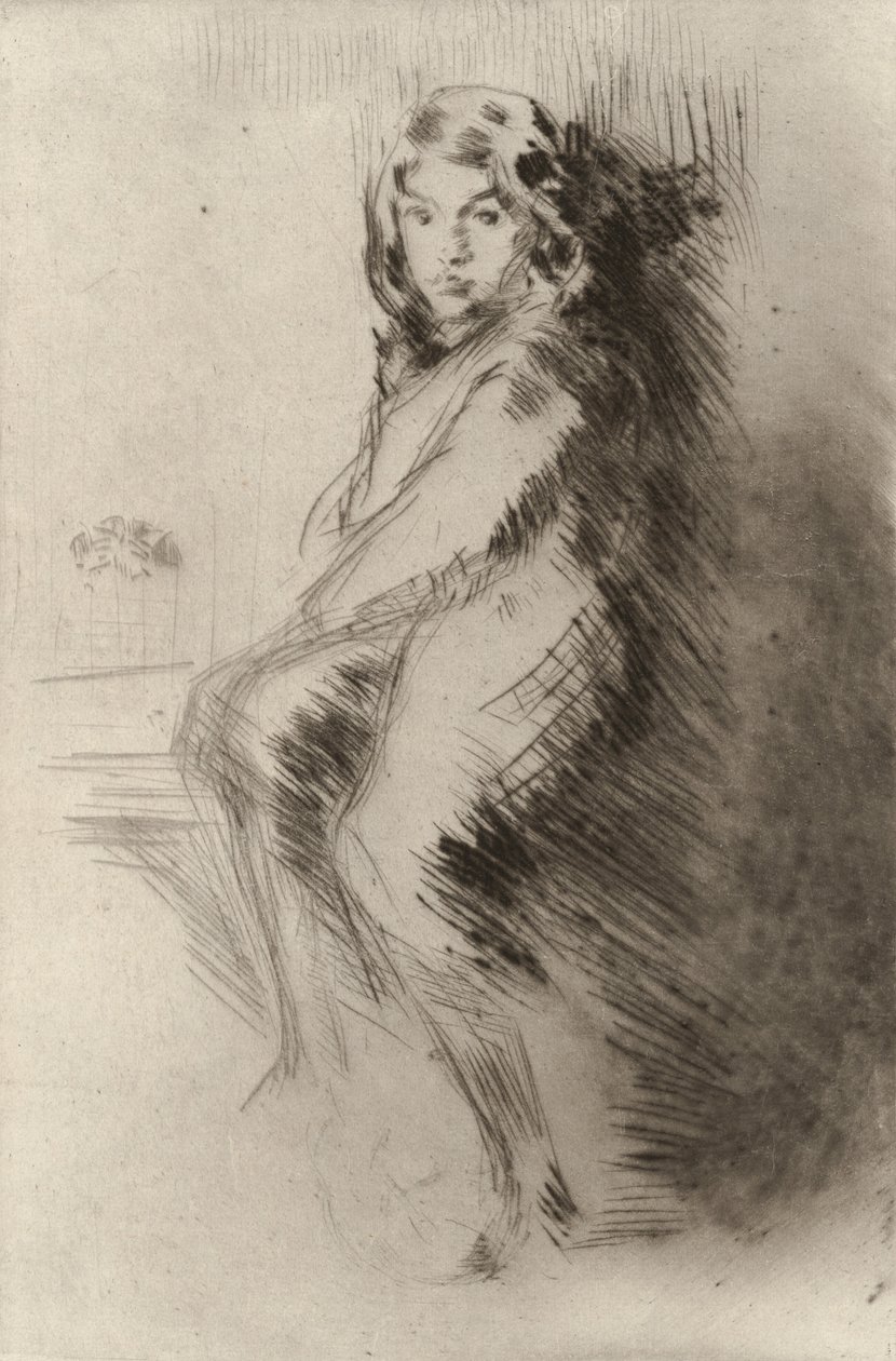 O menino Charlie Hanson, c. 18731875. de James Abbott McNeill Whistler