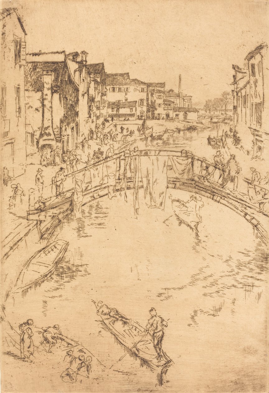 A Ponte, 18791880. de James Abbott McNeill Whistler