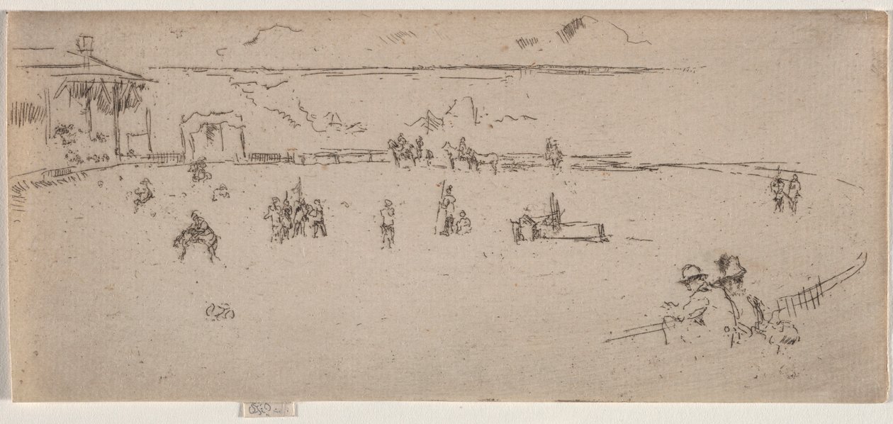 O Cavalo Bucking. de James Abbott McNeill Whistler