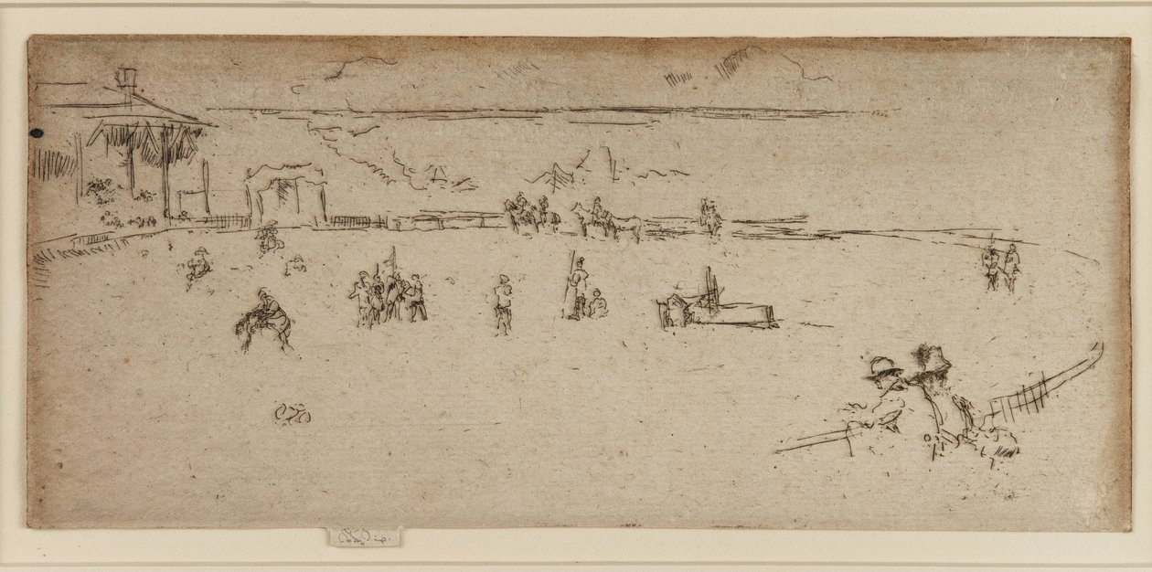 The Bucking Horse, Wild West, 1887. de James Abbott McNeill Whistler