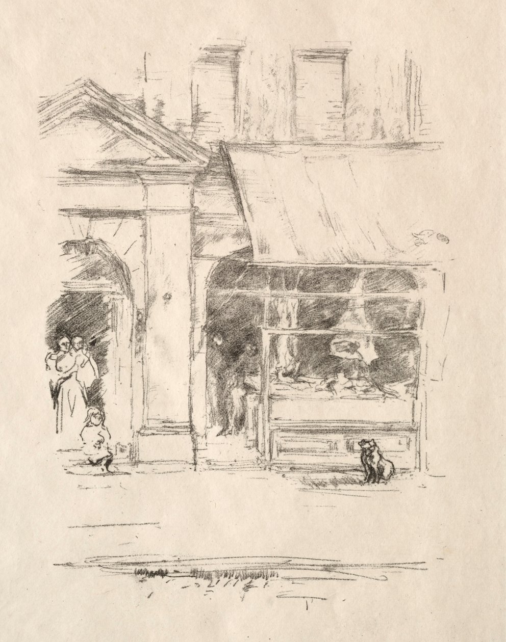 O cão dos carniceiros, 1896. de James Abbott McNeill Whistler