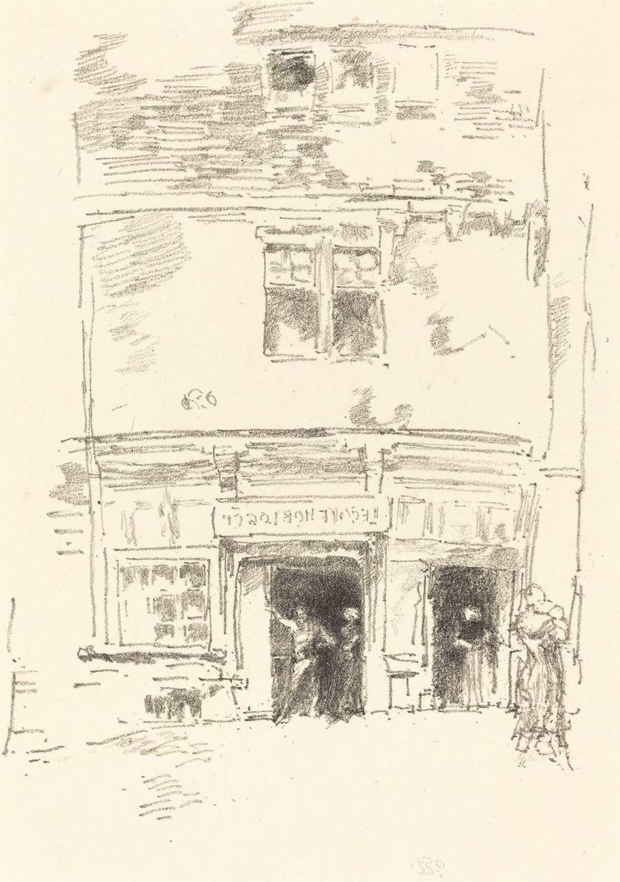 The Clock-Makers, Paimpol, 1893. de James Abbott McNeill Whistler