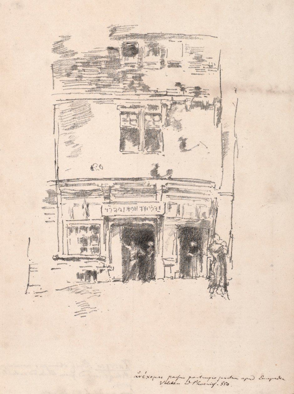 Os relojoeiros, Paimpol, 1893. de James Abbott McNeill Whistler