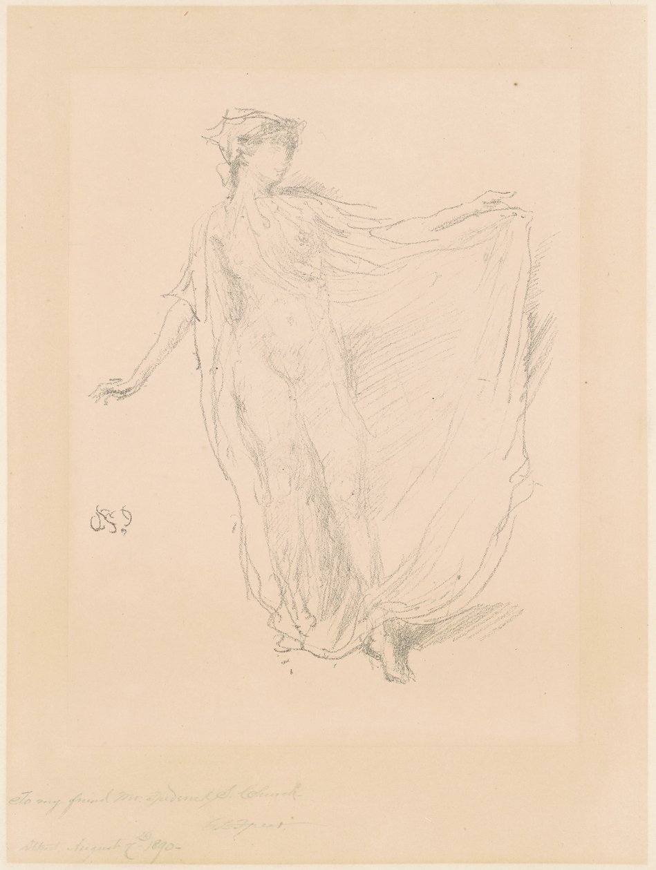 The Dancing Girl, 1889. de James Abbott McNeill Whistler