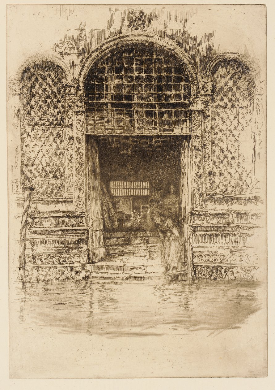 A Porta, 1879-1880. de James Abbott McNeill Whistler