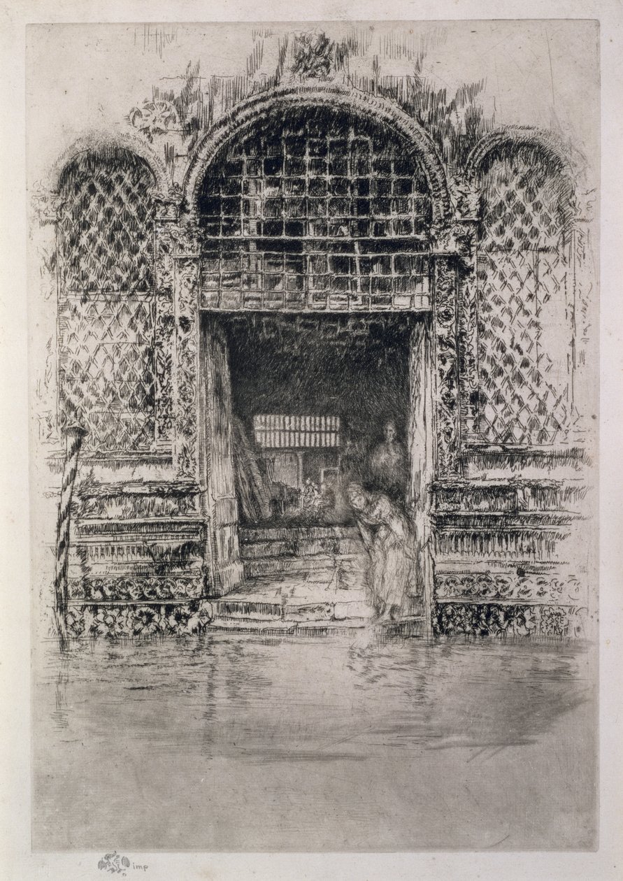 A porta, 1879-80 de James Abbott McNeill Whistler