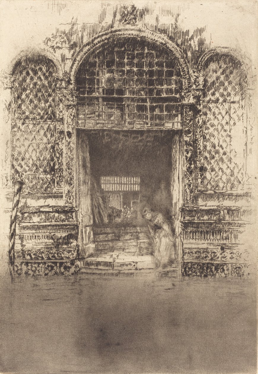 A Porta, 1880. de James Abbott McNeill Whistler