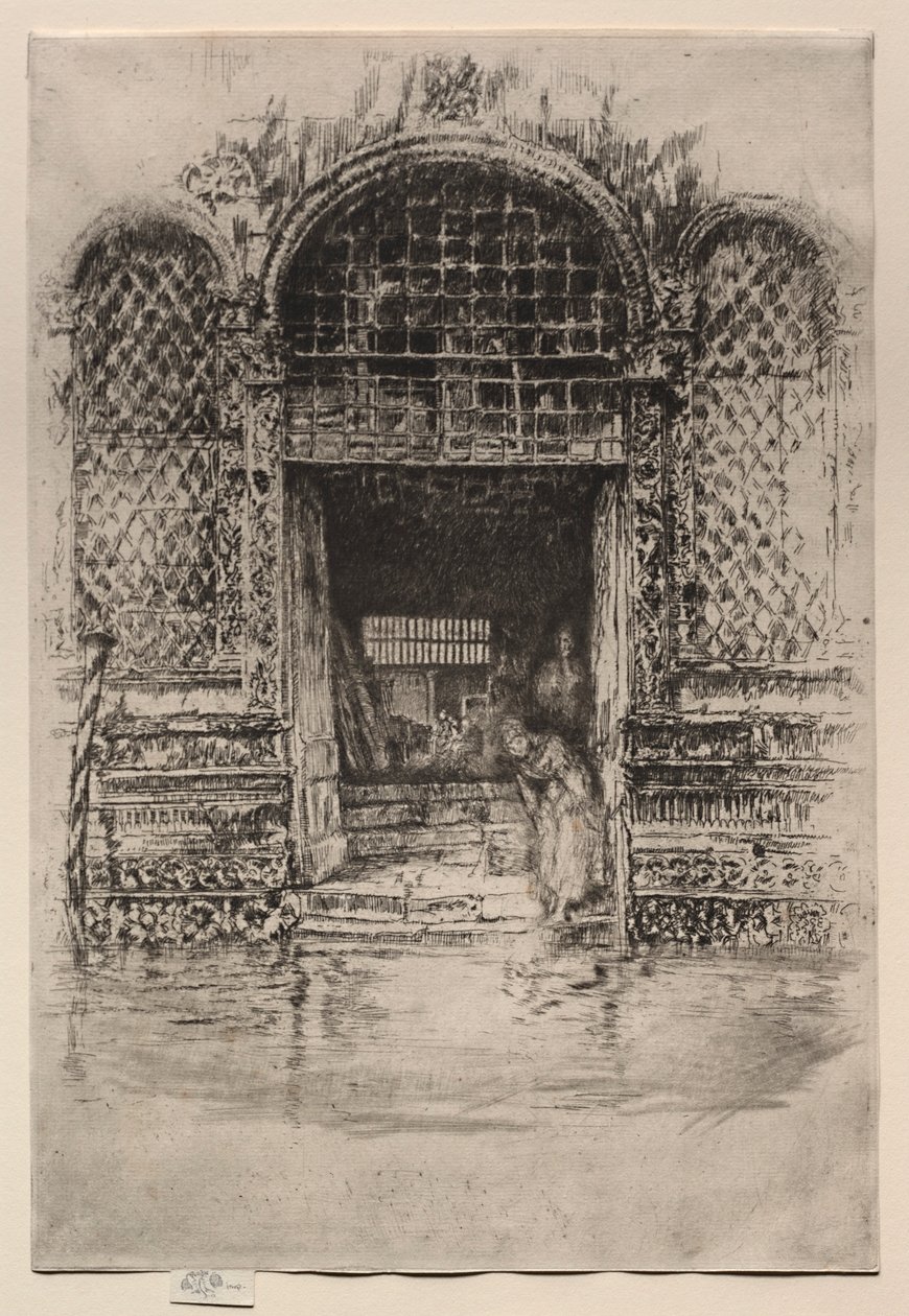 A entrada, 1880. de James Abbott McNeill Whistler