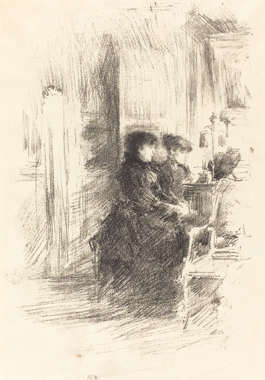 The Duet, 1894. de James Abbott McNeill Whistler
