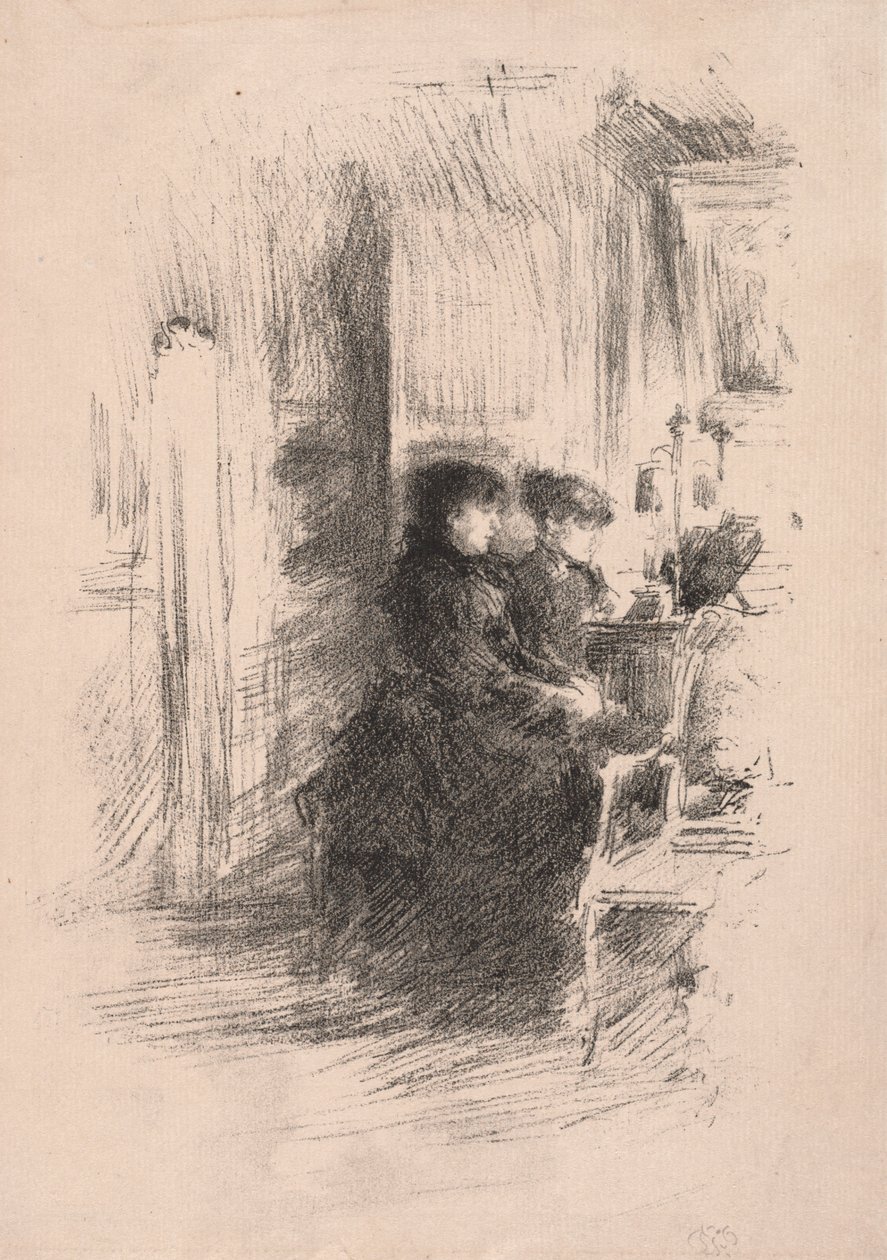 O dueto, 1894. de James Abbott McNeill Whistler