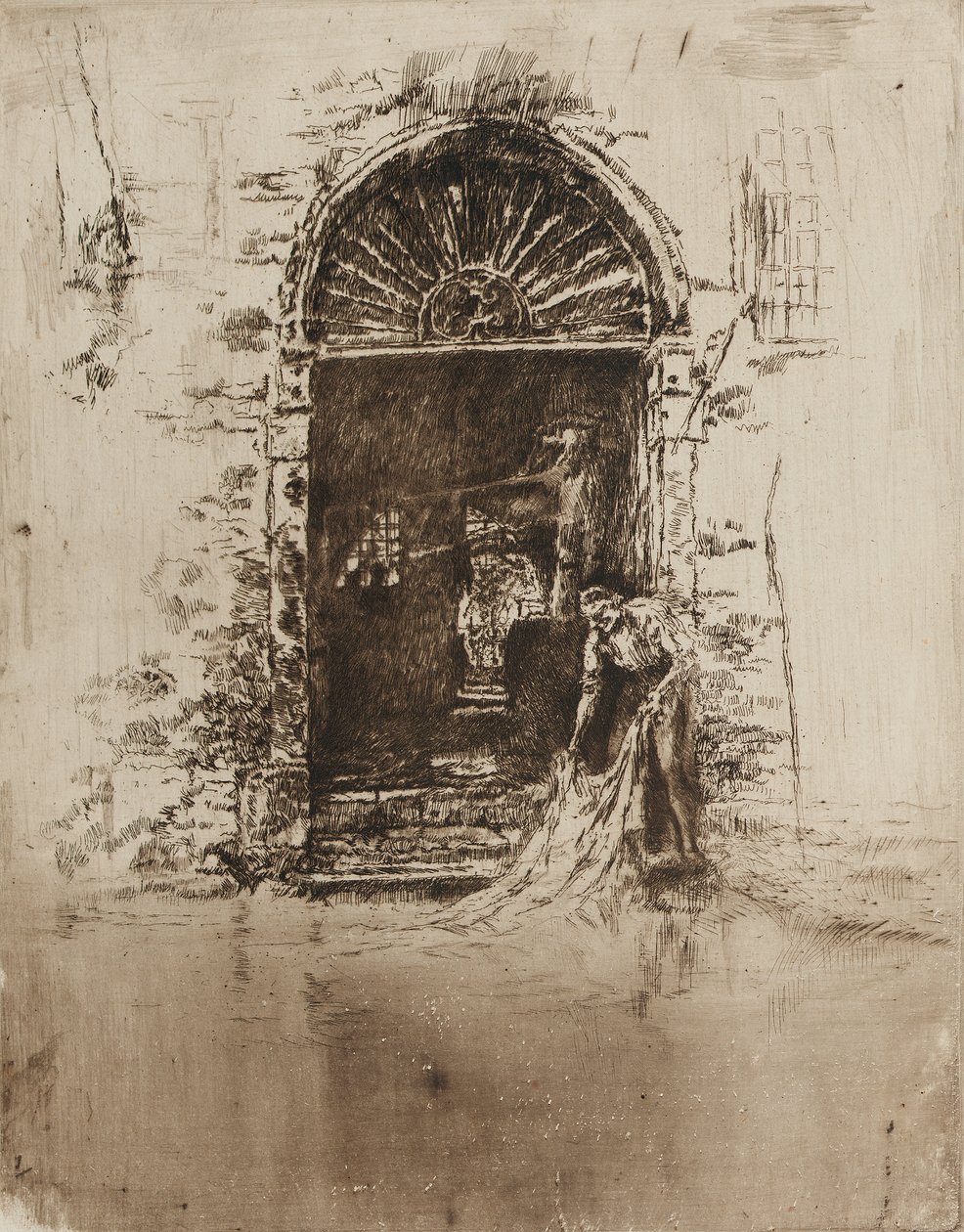 O Tintureiro, 1879-1880. de James Abbott McNeill Whistler